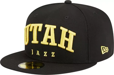 New Era Adult Utah Jazz Text 59Fifty Hat