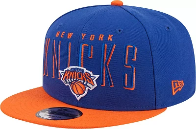 New Era Adult New York Knicks Headline 9Fifty Adjustable Snapback Hat