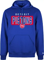 New Era Men's Detroit Pistons Royal Fleece Hoodie