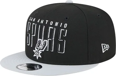 New Era Adult San Antonio Spurs Headline 9Fifty Adjustable Snapback Hat