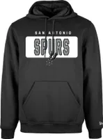 New Era Men's San Antonio Spurs Black Fleece Hoodie