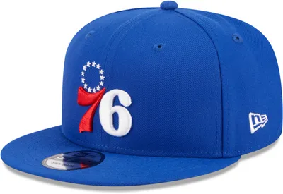 New Era Adult Philadelphia 76ers Blue 9Fifty Adjustable Hat