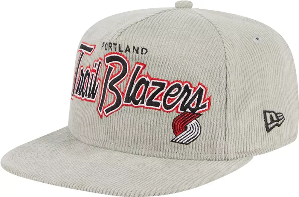 New Era Adult Portland Trail Blazers Corduroy Golf Snapback Adjustable Hat