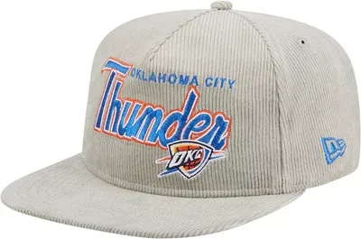 New Era Adult Oklahoma City Thunder Corduroy Golf Snapback Adjustable Hat