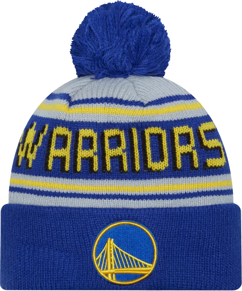 New Era Adult Golden State Warriors Blue Cheer Knit Hat