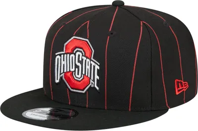 New Era Men's Ohio State Buckeyes Black 9Fifty Vintage Adjustable Hat