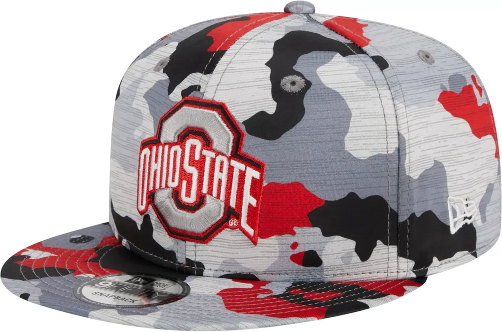 New Era Men's Ohio State Buckeyes Camo 9Fifty Adjustable Hat