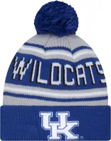 New Era Men's Kentucky Wildcats Blue Pom Wordmark Beanie