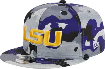 New Era Men's LSU Tigers Camo 9Fifty Adjustable Hat