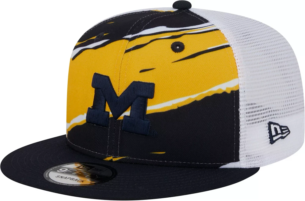 New Era Men's Michigan Wolverines Blue 9Fifty Tailgate Adjustable Hat