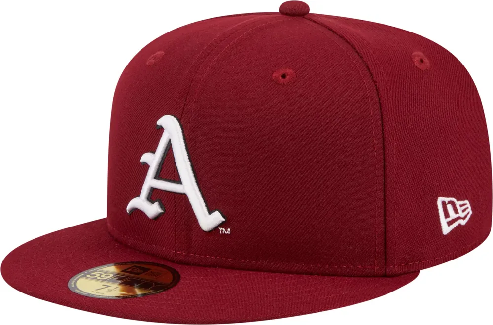 New Era Men's Arkansas Razorbacks Cardinal 59Fifty Fitted Hat