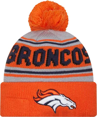 New Era Men's Denver Broncos Orange Cheer Knit Beanie