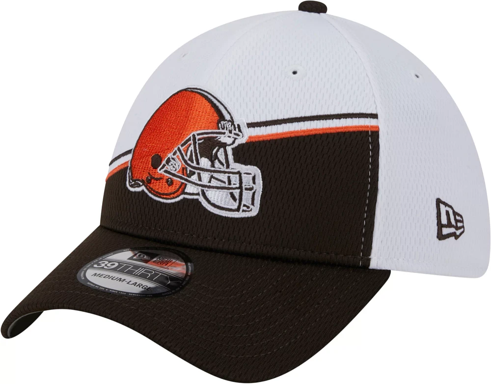 New Era Men's Cleveland Browns 2023 Sideline Team Color 39Thirty Stretch Fit Hat