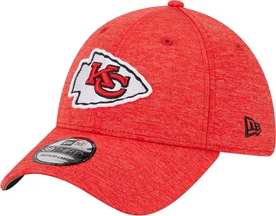 New Era Men's Kansas City Chiefs Logo Red 39Thirty Stretch Fit Hat