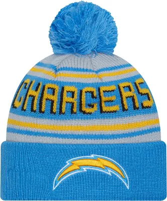 New Era Men's Los Angeles Chargers Blue Cheer Knit Beanie