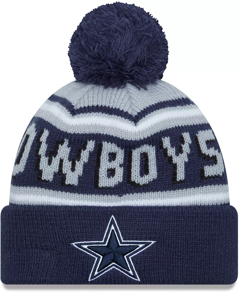 New Era Men's Dallas Cowboys Navy Cheer Knit Beanie