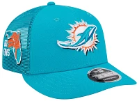 New Era Men's Miami Dolphins 2024 NFL Draft Aqua Low Profile 9Fifty Adjustable Hat