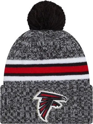 New Era Men's Atlanta Falcons 2023 Sideline Black Sport Knit Beanie