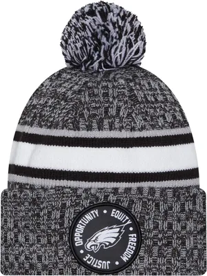 New Era Men's Philadelphia Eagles 2023 Inspire Change White Knit Beanie