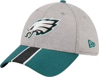 New Era Men's Philadelphia Eagles Stripe Grey 39Thirty Stretch Fit Hat