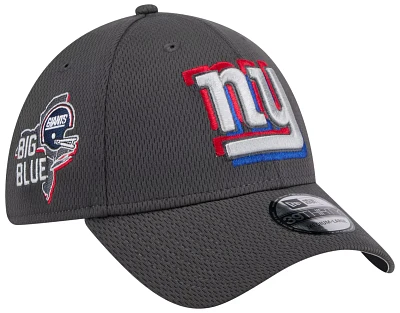 New Era Men's York Giants 2024 NFL Draft Graphite 39Thirty Stretch Fit Hat