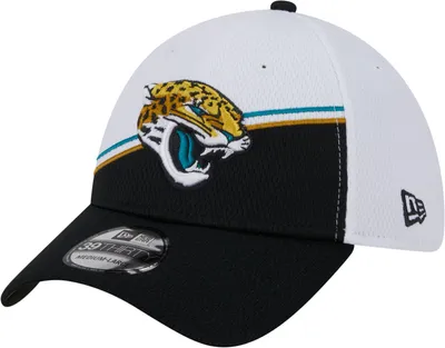 New Era Men's Jacksonville Jaguars 2023 Sideline Team Color 39Thirty Stretch Fit Hat