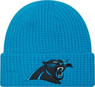 New Era Men's Carolina Panthers Prime Team Color Knit Beanie