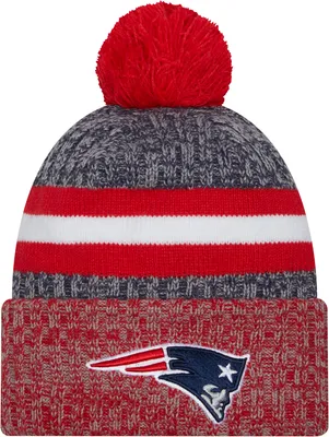 New Era Men's New England Patriots 2023 Sideline Alternate Blue Sport Knit