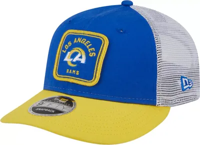 New Era Men's Los Angeles Rams Squared Low Profile 9Fifty Adjustable Hat