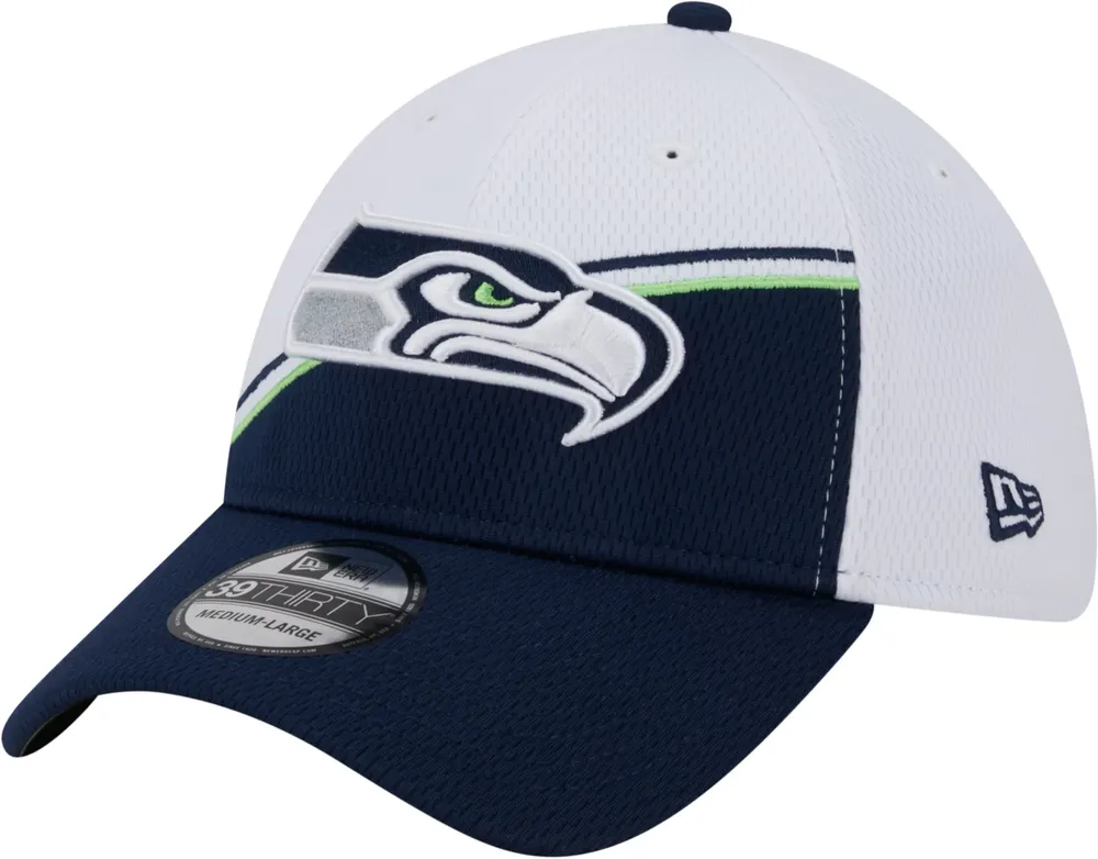 New Era Men's Seattle Seahawks 2023 Sideline Team Color 39Thirty Stretch Fit Hat