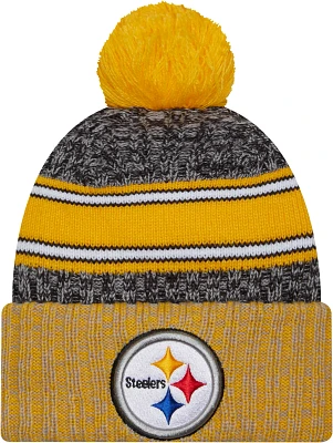 New Era Men's Pittsburgh Steelers 2023 Sideline Alternate Black Sport Knit