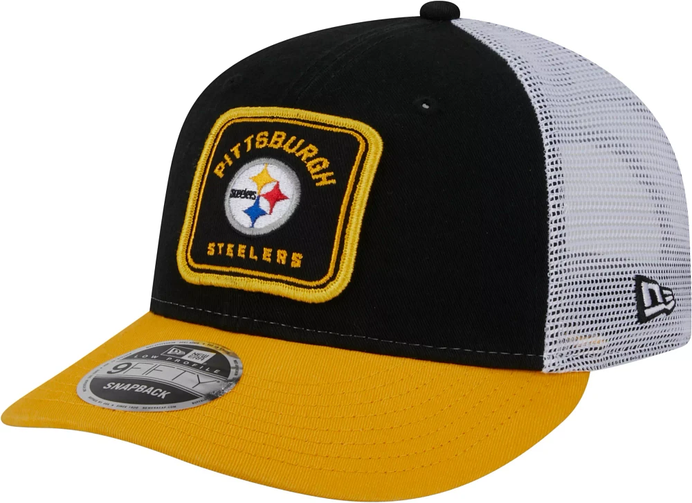 New Era Men's Pittsburgh Steelers Squared Low Profile 9Fifty Adjustable Hat