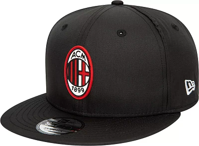 New Era Adult AC Milan 2024 Ripstop 9Fifty Black Adjustable Hat