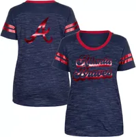 New Era Women's Atlanta Braves Navy T-Shirt