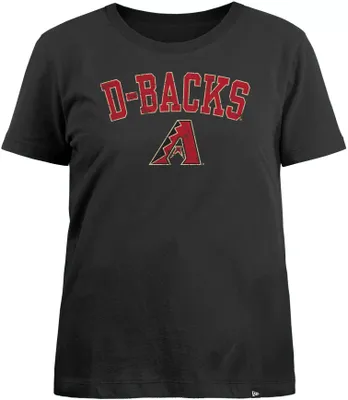 New Era Apparel Women's Arizona Diamondbacks Black T-Shirt
