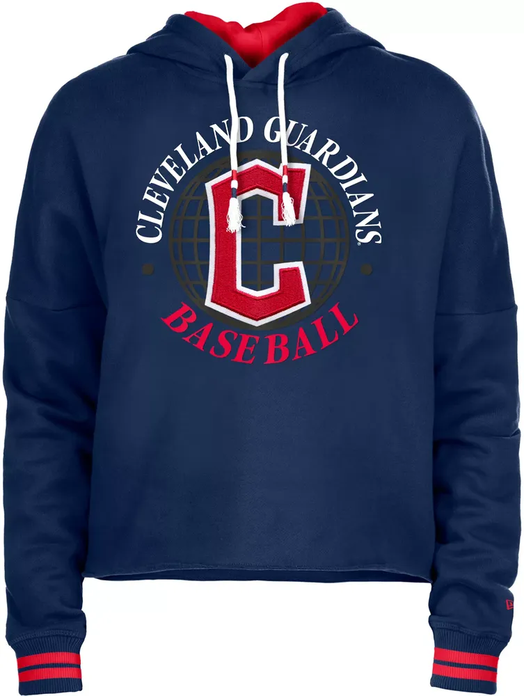 New Era Women's Cleveland Guardians Red Hoodie