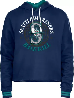 New Era Women's Seattle Mariners Navy Hoodie