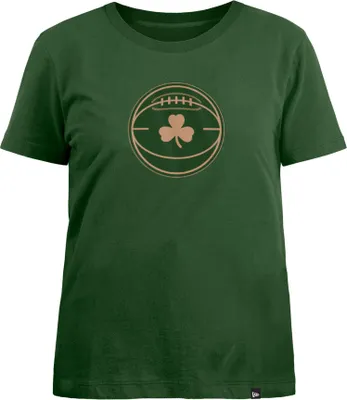 New Era Women's 2023-24 City Edition Boston Celtics Logo T-shirt