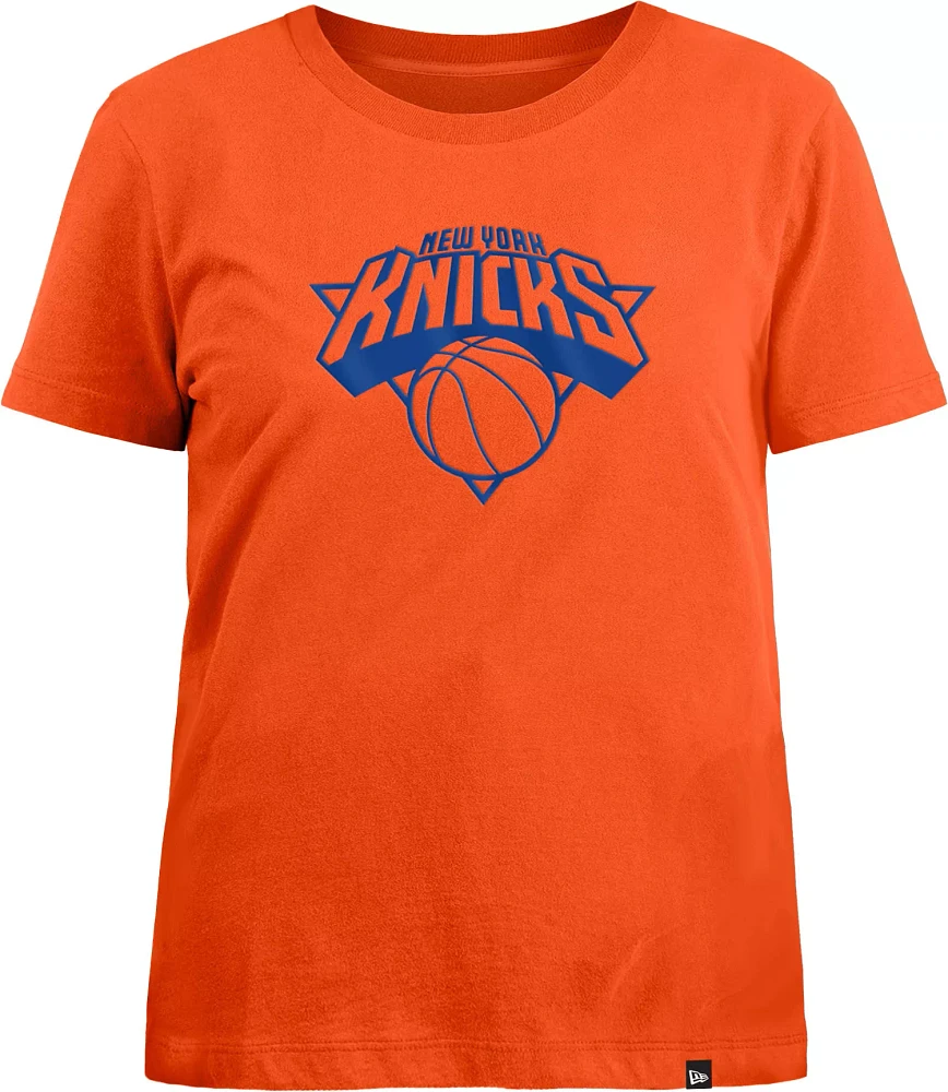 New Era Women's 2023-24 City Edition York Knicks Logo T-shirt