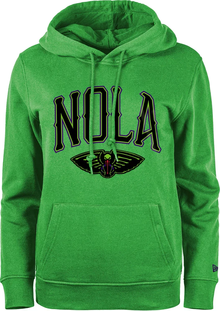 New Era Women's 2023-24 City Edition New Orleans Pelicans Pullover Hoodie