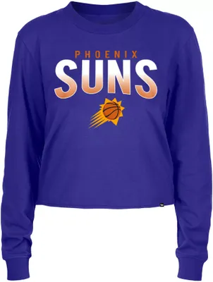 New Era Women's Phoenix Suns Purple Logo Long Sleeve Shirt