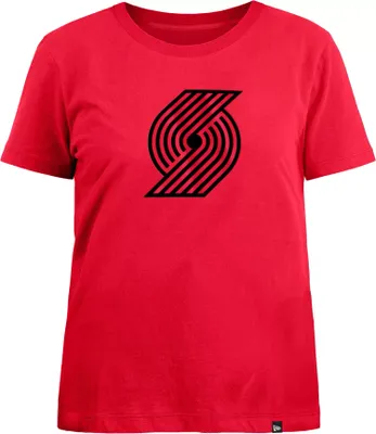 New Era Women's 2023-24 City Edition Portland Trail Blazers Logo T-shirt