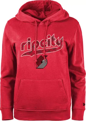 New Era Women's 2023-24 City Edition Portland Trail Blazers Pullover Hoodie