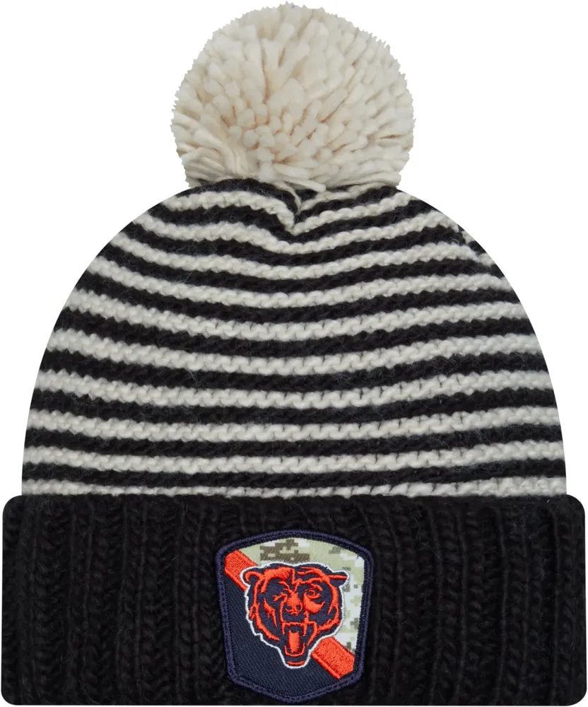 New Era Women's Chicago Bears 2023 Salute to Service Black Knit Beanie