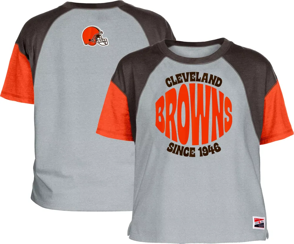 Women's Cleveland Browns Graphic Oversized Sunday Crew