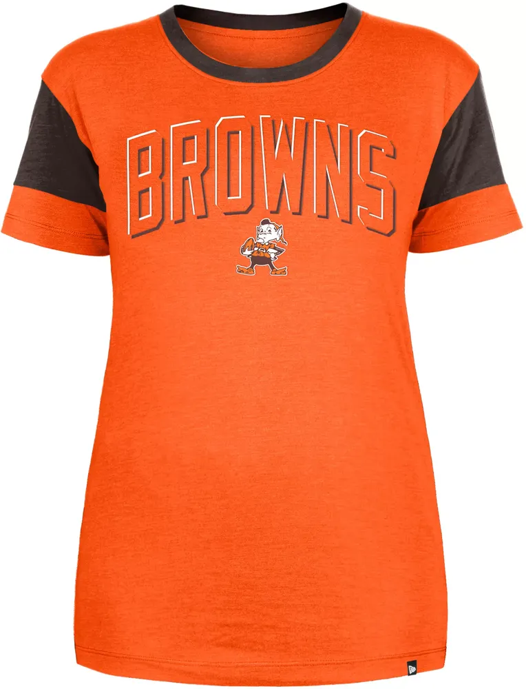 New Era Women's Cleveland Browns Shield Insert T-Shirt