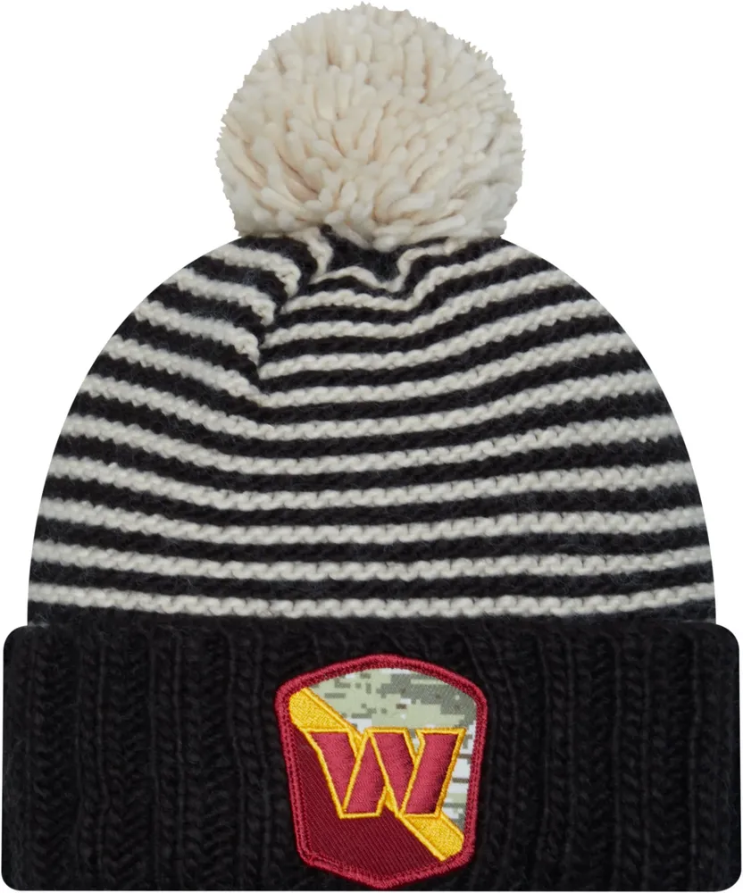 New Era Women's Washington Commanders 2023 Salute to Service Black Knit Beanie