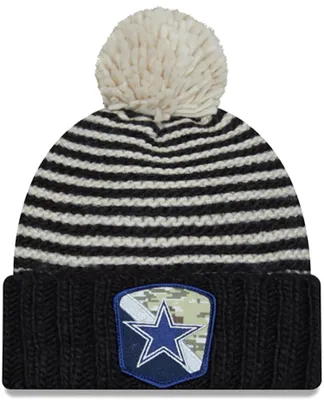 New Era Women's Dallas Cowboys 2023 Salute to Service Black Knit Beanie