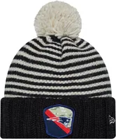 New Era Women's New England Patriots 2023 Salute to Service Black Knit Beanie