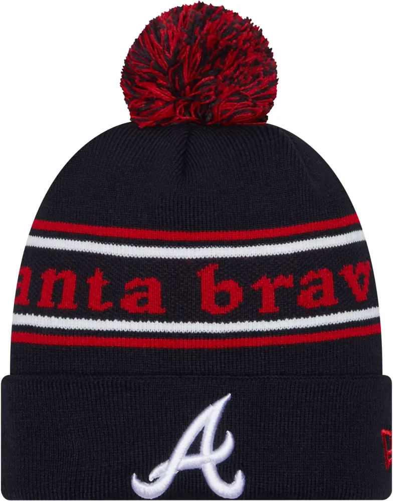 New Era Youth Atlanta Braves Navy Knit Hat